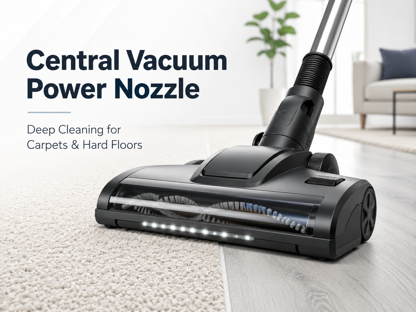 Central Vacuum Power Nozzle Guide: Turbo vs Electric Powerheads