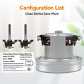Custom Logo Factory Price 1200W AC 130mm Diameter Vacuum Cleaner Motor for Philips Midea Spare Parts Replacement