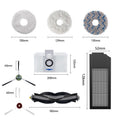 Wholesale Supply Private Label Main Brush Side Brush Filter Mop Pad Dust Bag Set for Ecovacs X1 T10 Omni Turbo