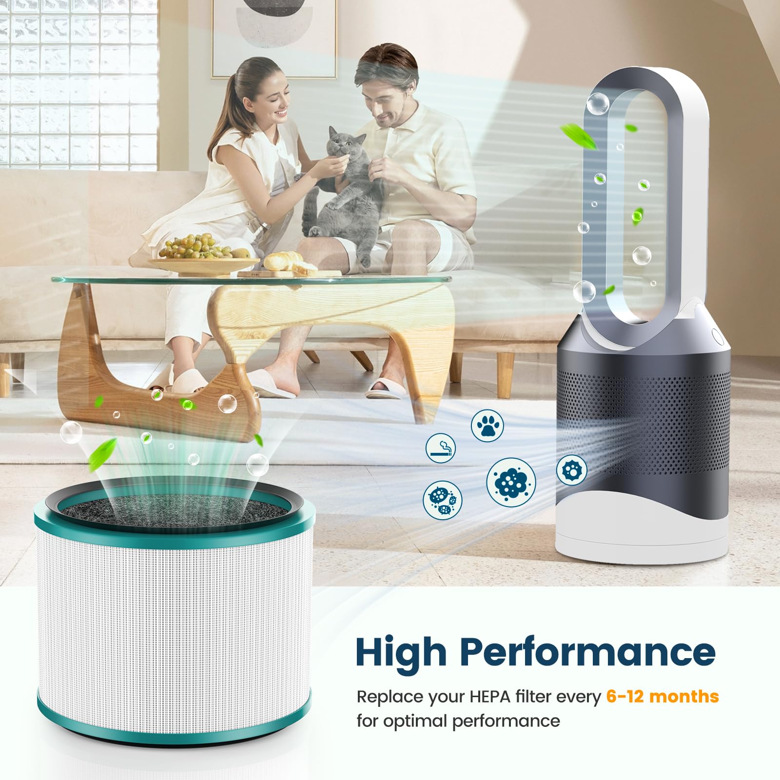 HIGH PERFORMANCE AIR PURIFIER FILTER