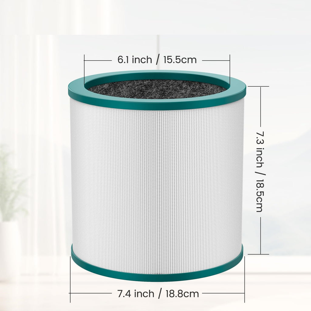 Replacement Air Purifier Filter for Dyson Tower Purifier Pure Cool Link TP01, TP02, TP03, BP01, Compare to Part 968126-03