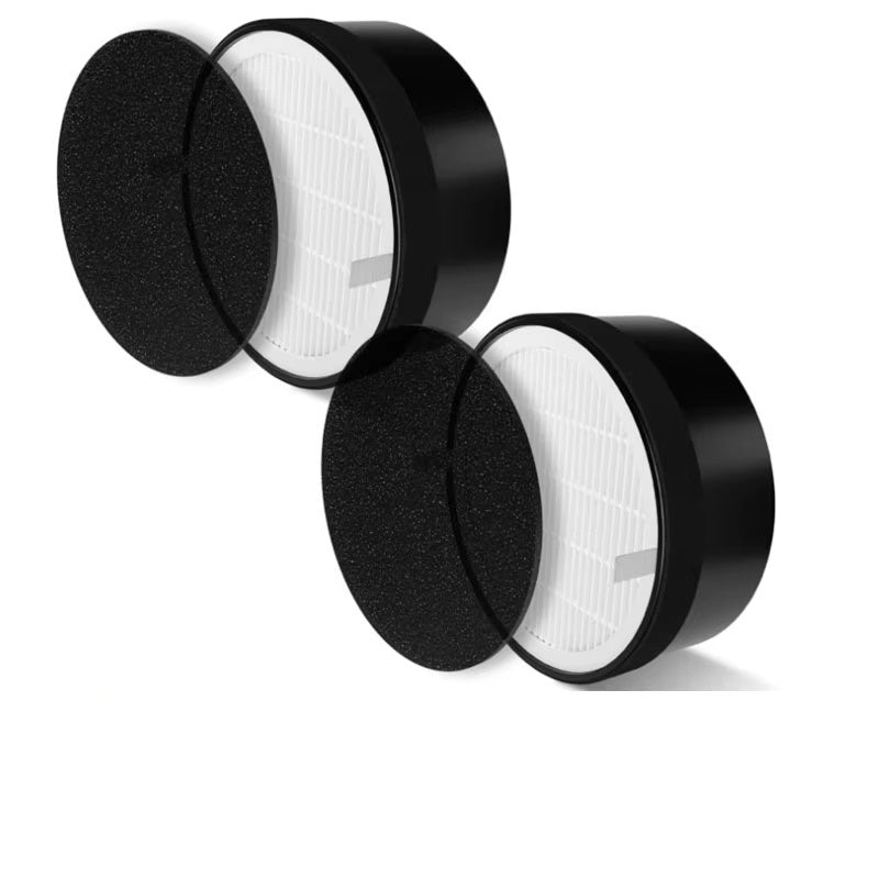 LV-H132 Replacement Filter, LV-H132-RF Air Purifier Filters, High-Efficiency Activated Carbon for Removal of Smoke, Odor, Allergens, Pollen, 2 Pack