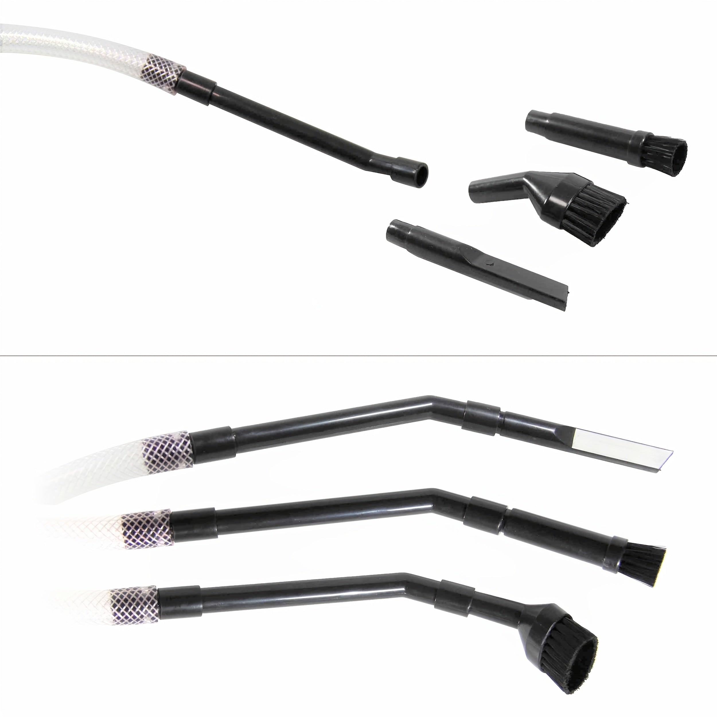 Ideal for Various Vacuum Models Cleaning Vehicles Attachments for Mini/Micro Vacuum Cleaners Designed for Detailed Cleaning