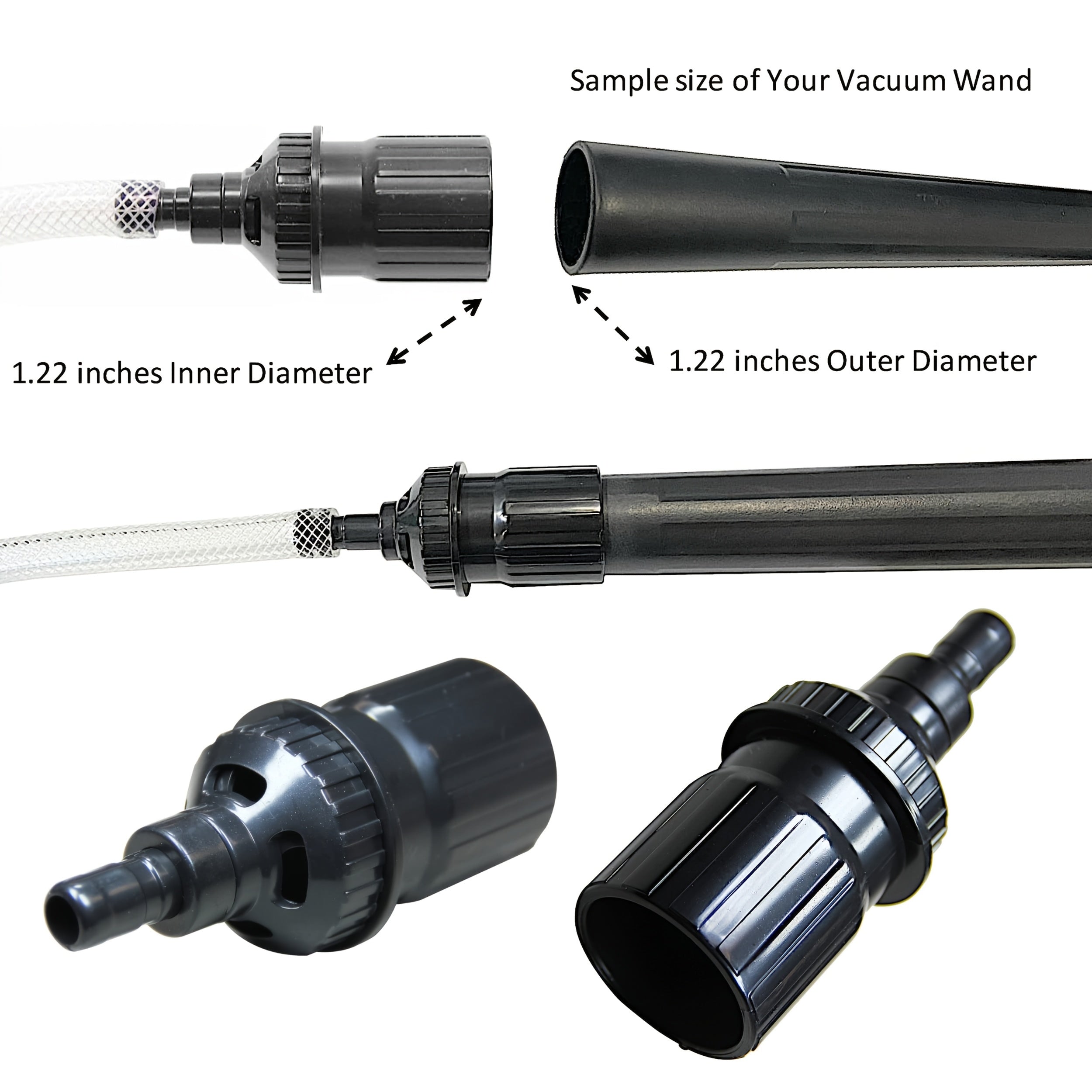 Attachments for Mini/Micro Vacuum Cleaners Designed for Detailed Cleaning, Ideal for Various Vacuum Models Cleaning Vehicles