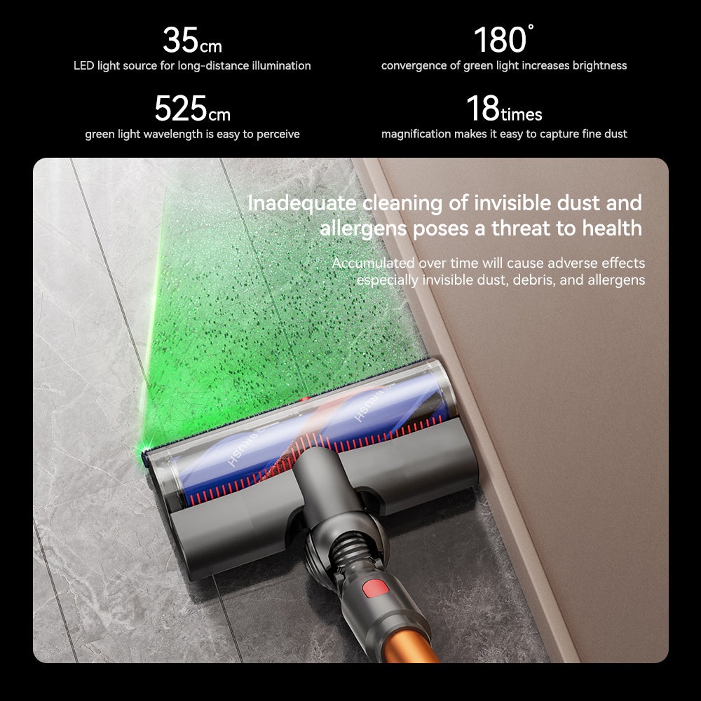 Cordless Vacuum Cleaner Suitable for Home Use, Handheld Vacuum Cleaner, Rechargeable Electric Handheld Vacuum Cleaner/high Suction/removable Battery, 10-18-35 Three-speed Adjustment, Rechargeable LED Brush, Suitable for Home, Car, Pets