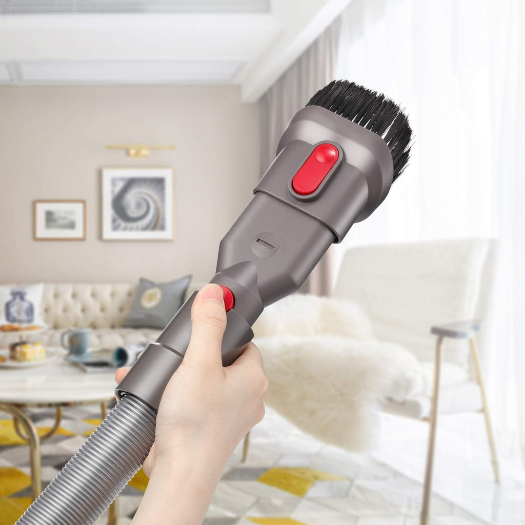 6pcs Attachments Kit for Dyson V15 V15s V9 V8 V11 V12 V10 V7 Gen5 Cordless Vacuum Cleaner,Compatible with Detect/Absolute/Outsize/Slim Accessories Replacement Brush Parts