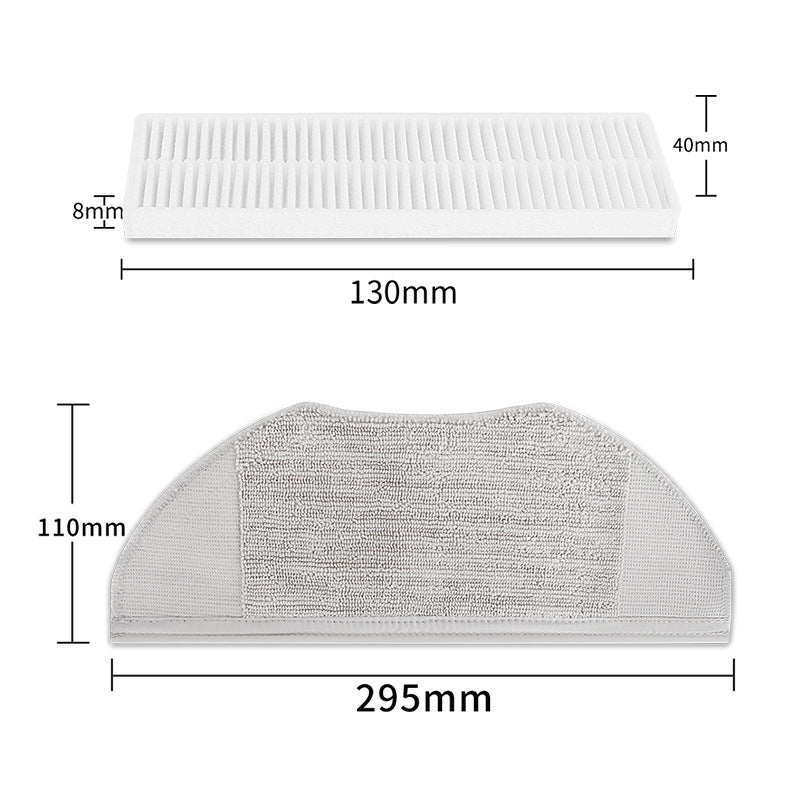 Mop Cloth Side Brush Roller Brush HEPA Filter Fit for Xiaomi G1 Robot Vacuum Cleaner Replacement Parts