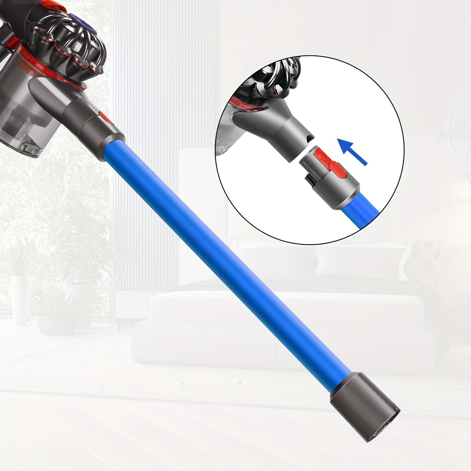 Quick-Release Extension Wand for V7, V8, V10, V11 & V15 Cordless Stick Vacuums - Durable ABS Material, Easy Install, Replacement Accessories