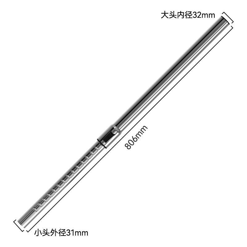 Inner Diameter 32mm 35mm Universal Telescopic Metal Extension Wand Tube Fit for Haier Midea Vacuum Cleaner Accessories Parts