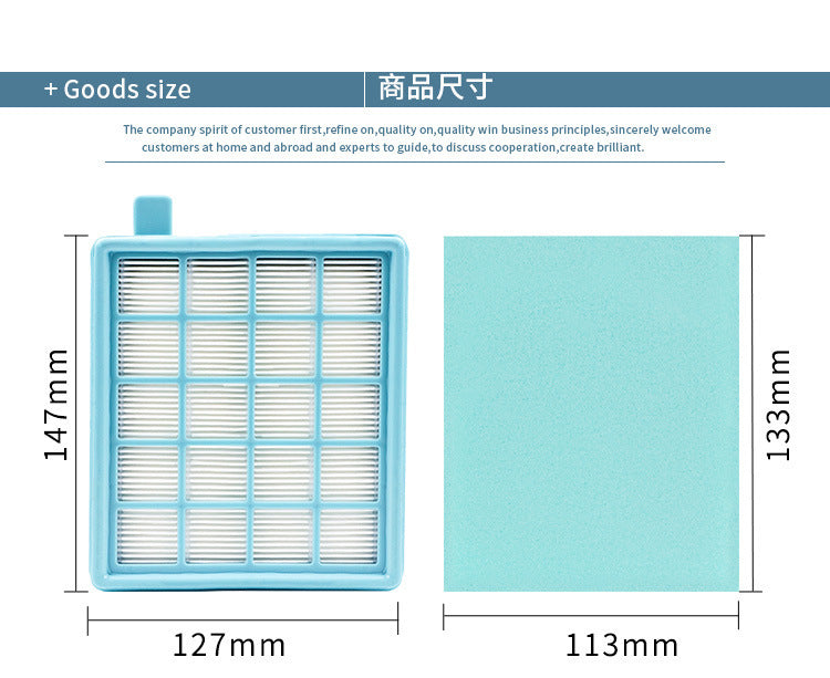 HEPA Filter Replacement Compatible with Philips Vacuum Cleaner FC8471 FC8630 FC9322 High Efficiency Dust Filter Vacuum Parts