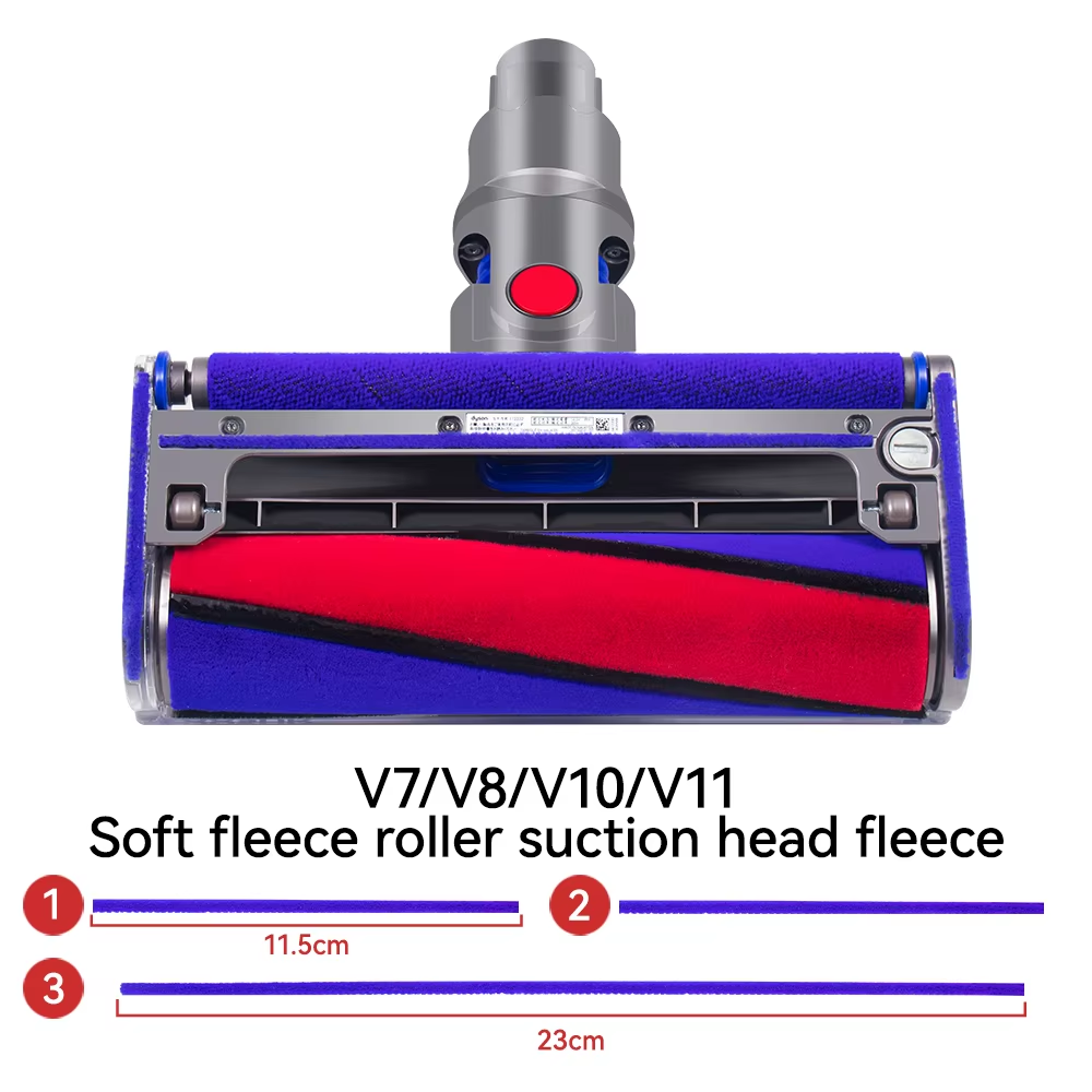 Replacement Electrostatic Wool Top Fit for Dyson Vacuum Cleaner Brush Head