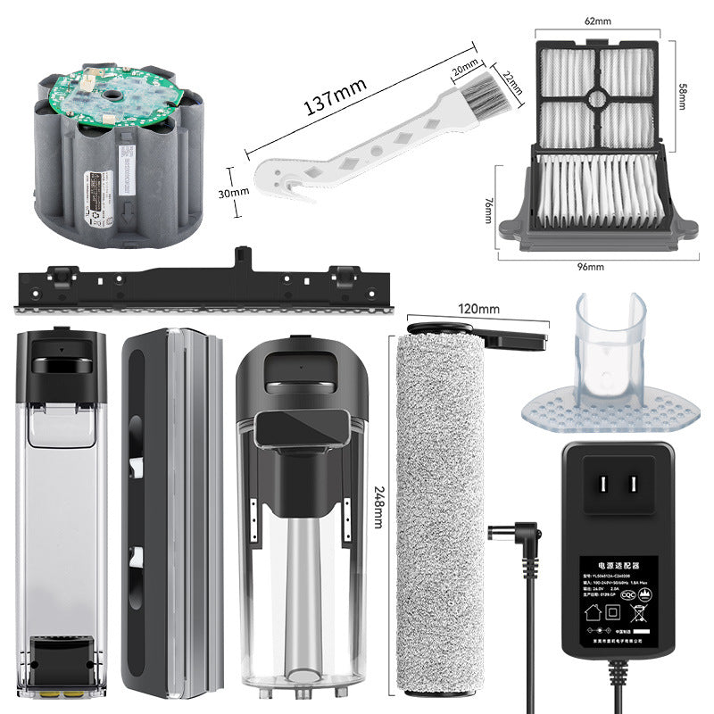 Brush Roller Filter Cover Clean Water Tank Fit for Tineco 3.0/Floor ONE S6/S7 Pro Wet Dry Vacuum Cleaner Parts