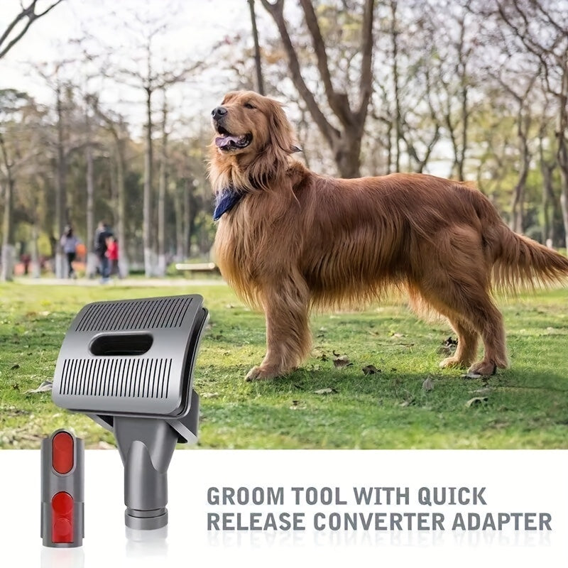 Extension Hose & Quick Release Connector Flexible Pet Grooming Vacuum Cleaner Parts Attachment Compatible with V11 V10 V8 V7 V15