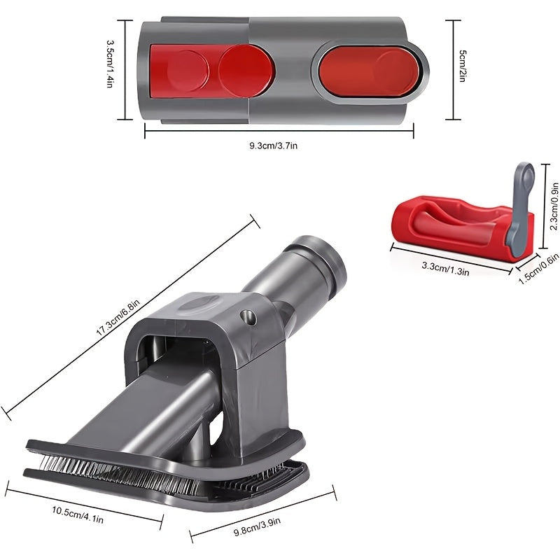 Extension Hose & Quick Release Connector Flexible Pet Grooming Vacuum Cleaner Parts Attachment Compatible with V11 V10 V8 V7 V15