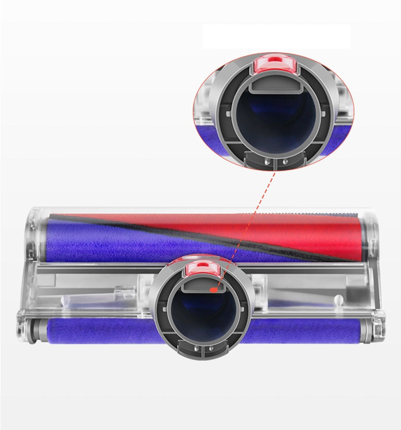 Soft Velvet Roller Brush Head Fit for Dyson V7 V8 V10 V11 V15 Cordless Vacuum Cleaner Replacement Floor Nozzle Parts