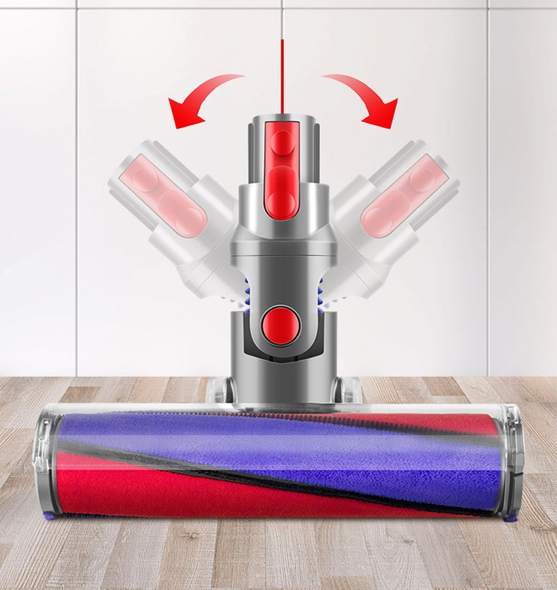 Soft Velvet Roller Brush Head Fit for Dyson V7 V8 V10 V11 V15 Cordless Vacuum Cleaner Replacement Floor Nozzle Parts