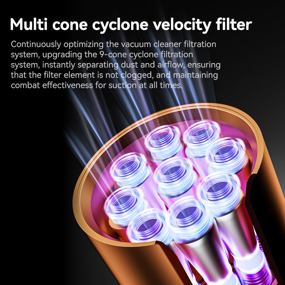 Cordless Vacuum Cleaner Suitable for Home Use, Handheld Vacuum Cleaner, Rechargeable Electric Handheld Vacuum Cleaner/high Suction/removable Battery, 10-18-35 Three-speed Adjustment, Rechargeable LED Brush, Suitable for Home, Car, Pets