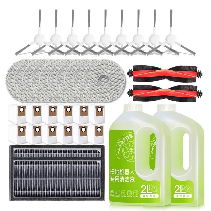 Replacement Roller Side Brush Hepa Filter Mop Cloth Dust Bag Fit for Xiaomi Mijia H40 Robot Vacuum Cleaner Parts Accessory