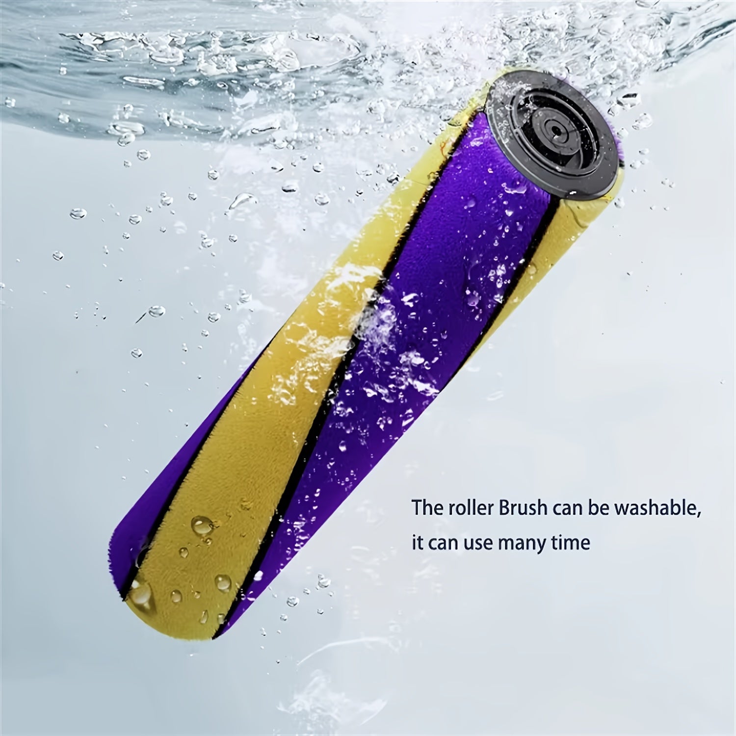 Green LED Soft Roller Clean Head for Dyson V7 V8 V10 V11 V15, Vacuum Cleaner Parts Ideal for Smooth Hard Floors