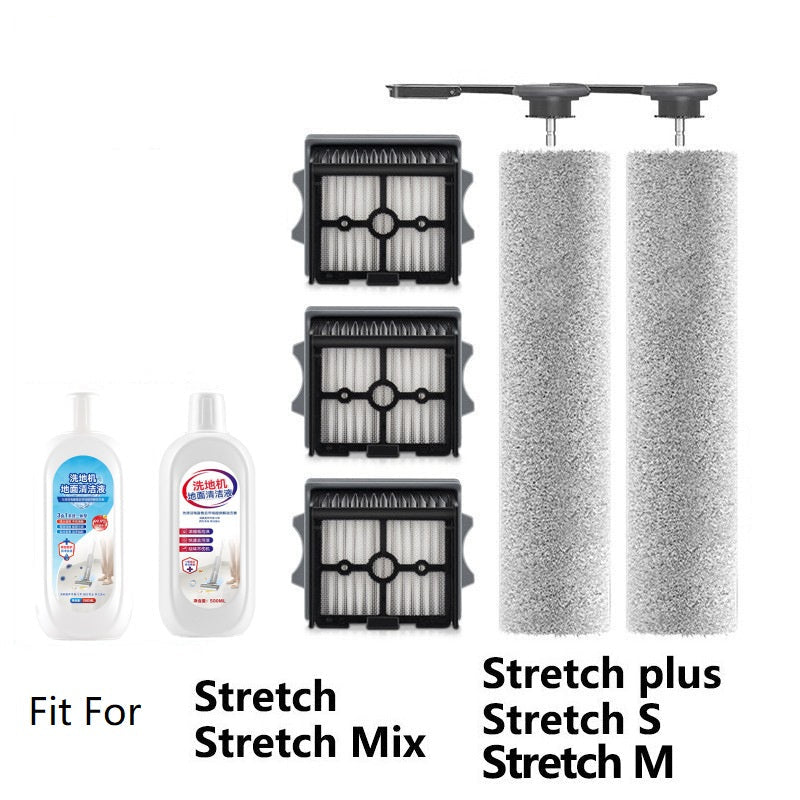 Expert ODM Service Durable Soft Microfiber Roller Brush HEPA Filter Fit for Tineco Floor One Stretch/Mix/plus/S/M Scrubber Wet Dry Vacuum Cleaner Parts