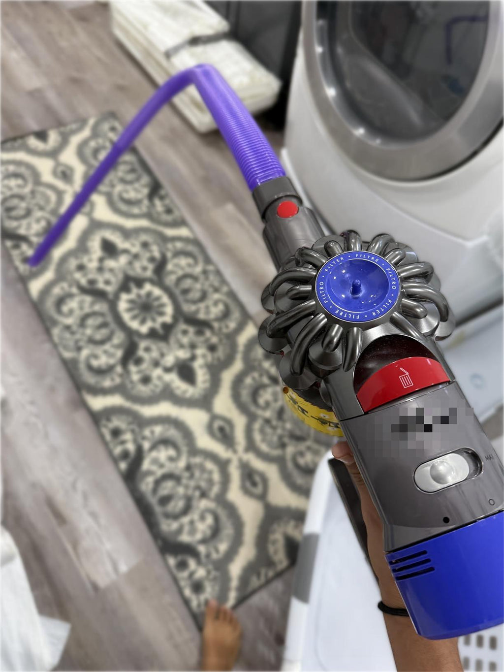 Dryer Vent Lint Vacuum Attachments Hose for Dyson Gen5 V15 V15s V12 V11 V10 V9 V8 V7 Detect Absolute Cyclone Outsize Slim Nozzle Crevice Flexible Lint Removal Tool Dryer Vent Cleaner Kit