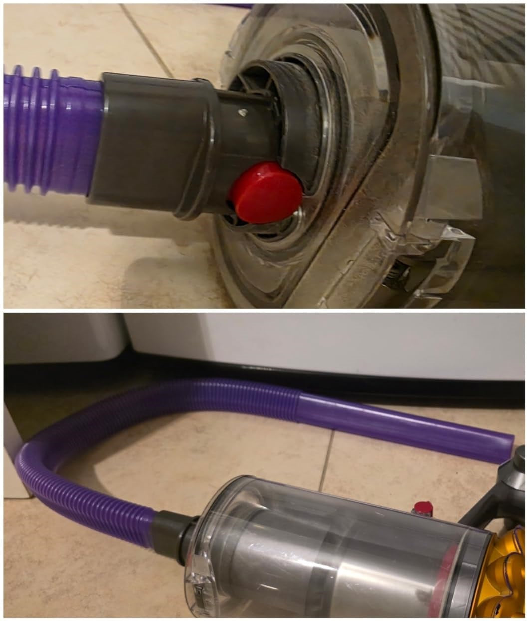 Dryer Vent Lint Vacuum Attachments Hose for Dyson Gen5 V15 V15s V12 V11 V10 V9 V8 V7 Detect Absolute Cyclone Outsize Slim Nozzle Crevice Flexible Lint Removal Tool Dryer Vent Cleaner Kit