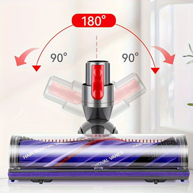 Vacuum Cleaner Brush Head Replacement Compatible with Dyson Models V7, V8, V10, V11, And V15 with Direct Drive And Rolling Features