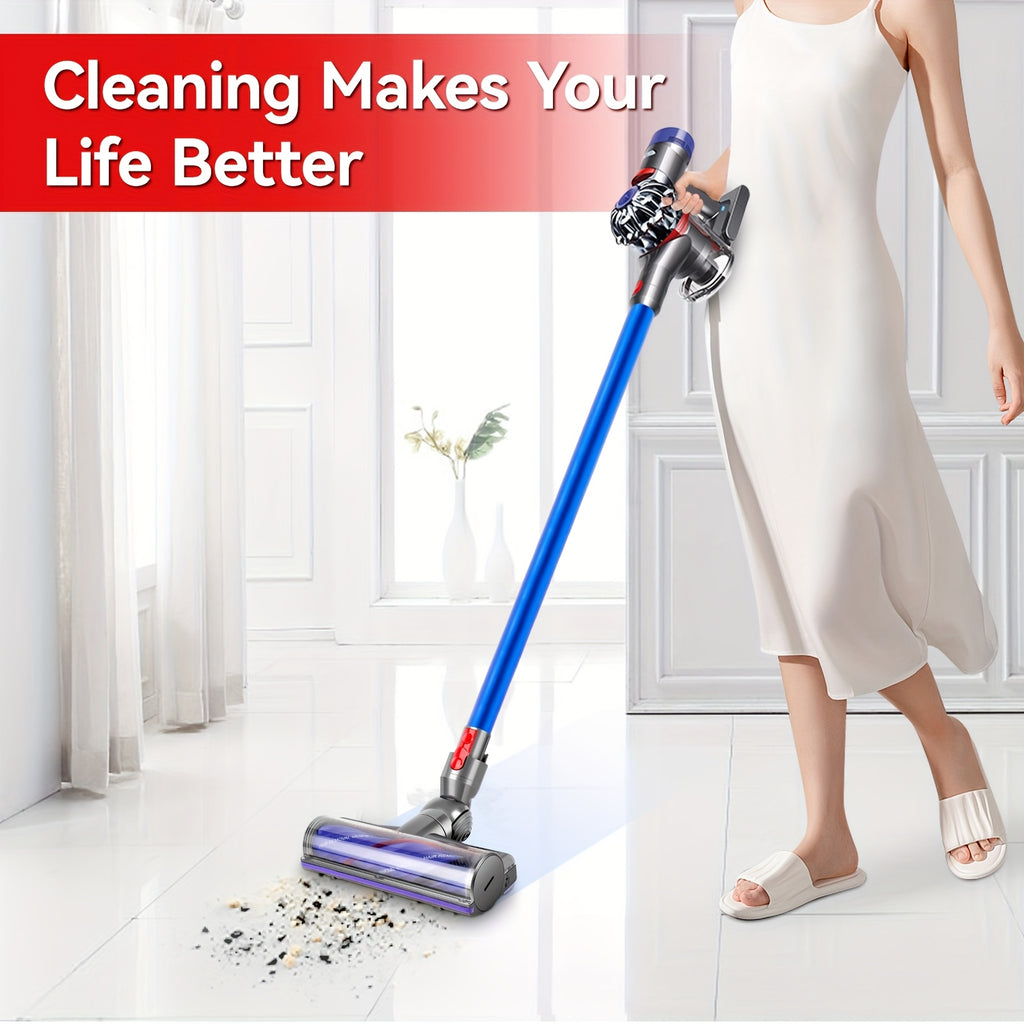 Vacuum Cleaner Brush Head Replacement Compatible with Dyson Models V7, V8, V10, V11, And V15 with Direct Drive And Rolling Features