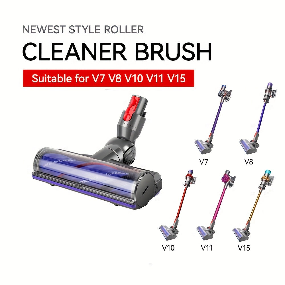 Vacuum Cleaner Brush Head Replacement Compatible with Dyson Models V7, V8, V10, V11, And V15 with Direct Drive And Rolling Features