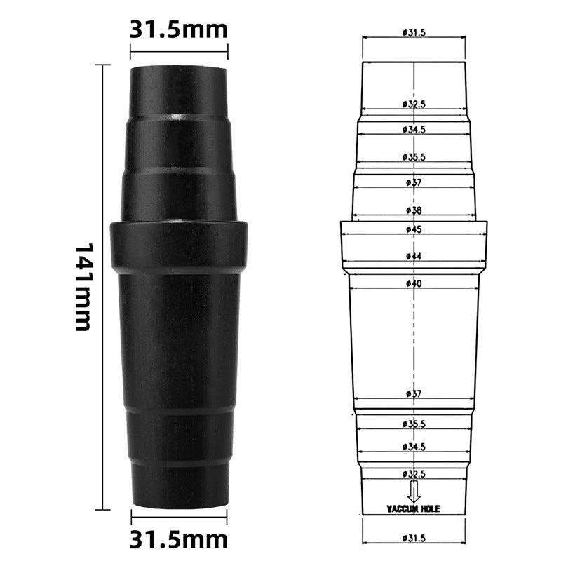 Universal Multi-Layer Vacuum Adapter Converter – Multi-Size Reducer Connector for Household Vacuum Accessories