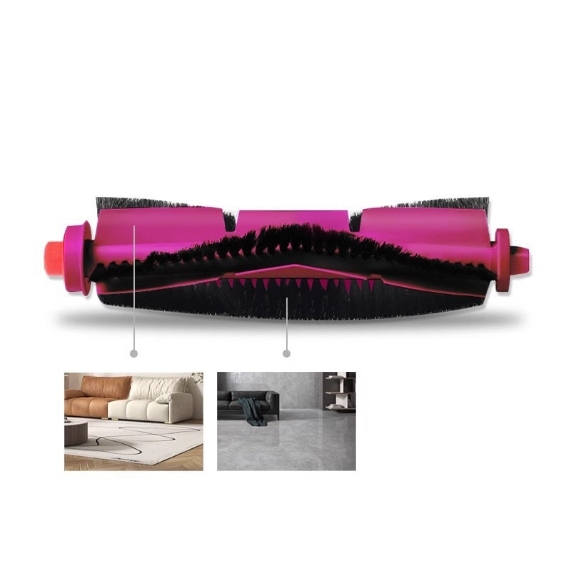 Cleaning Fluid Side Roller Brush Dust Bag Mop Cloth Filter Replacement Fit for Mideas V10 V12 W11 Vacuum Cleaner Accessories
