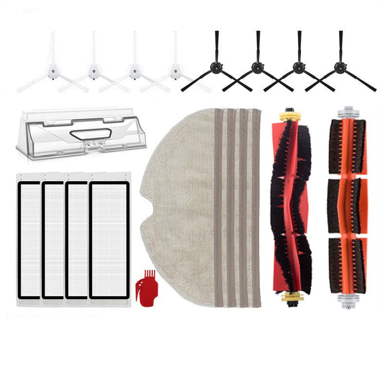 Customized Package Durable Mop Filter Dust Bag Side Brush Robot Vacuum Replacement Kit for Roborock Qrevo Curv Edge P20 Pro