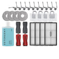 Wholesale Private Label Mop Filter Dust Bag Side Brush Robot Vacuum Spare Parts Set for Roborock P20 Pro Qrevo Curv Edge