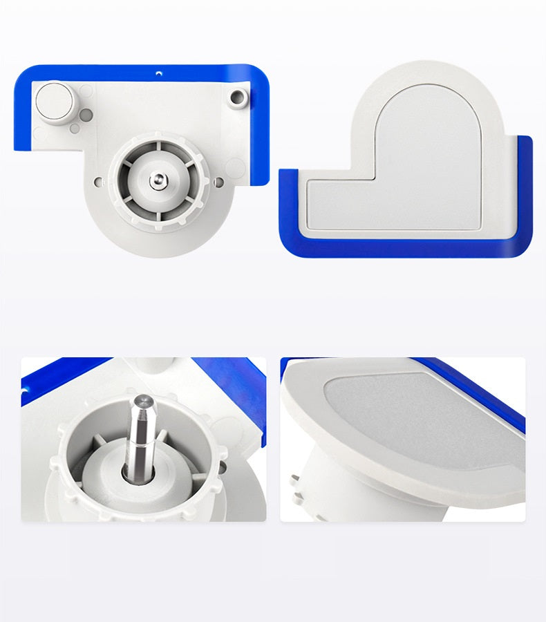 Roller Mop Handle & Side Cover Replacement Fit for Ecovacs X8/ X8 PRO PLUS Robot Vacuum Cleaner Spare Parts Accessory
