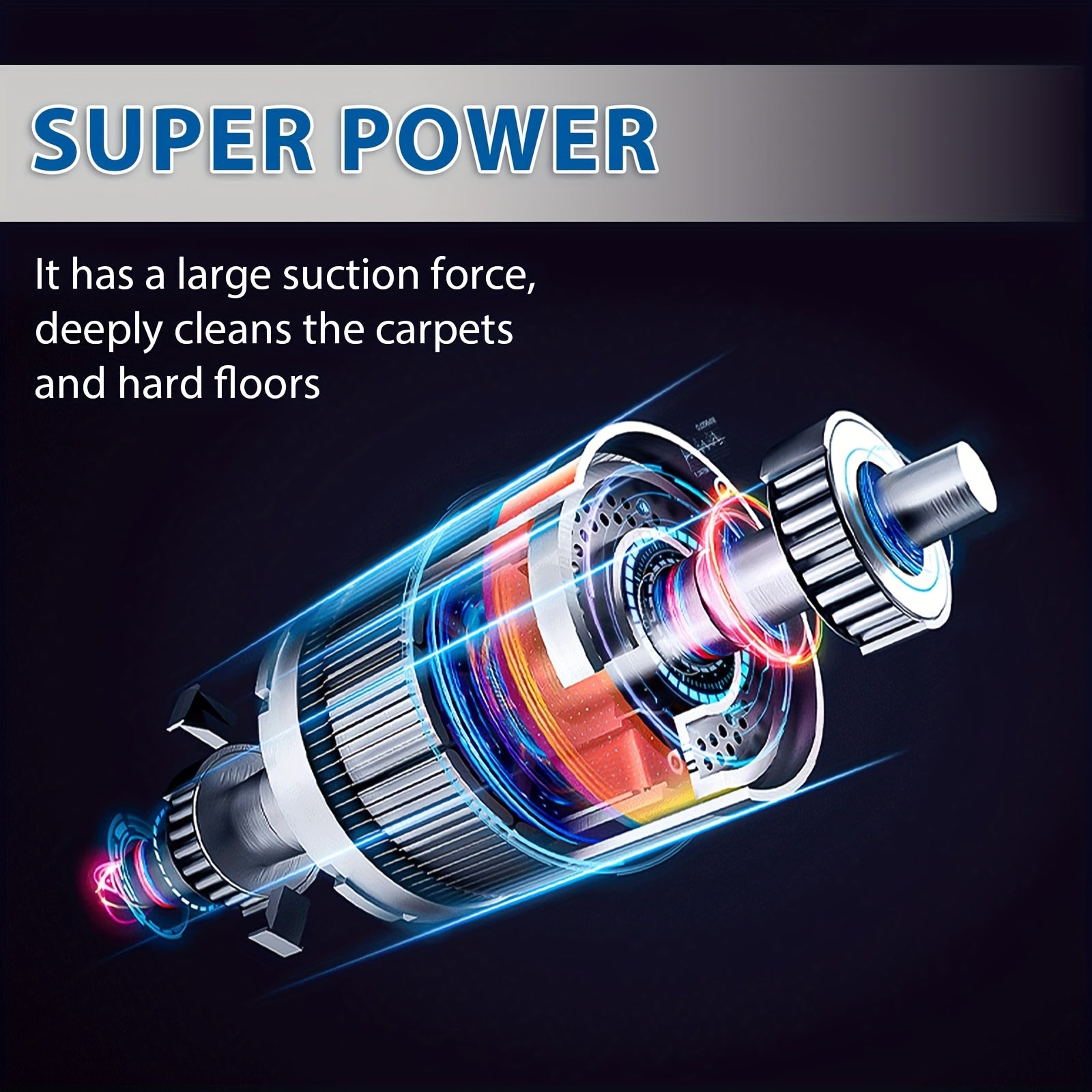 Cleaning Head with Direct Drive That Works with Dyson V7, V8, V10, V11, And V15 Vacuum Cleaners, Suitable for Low Pile Carpets And Hard Surfaces