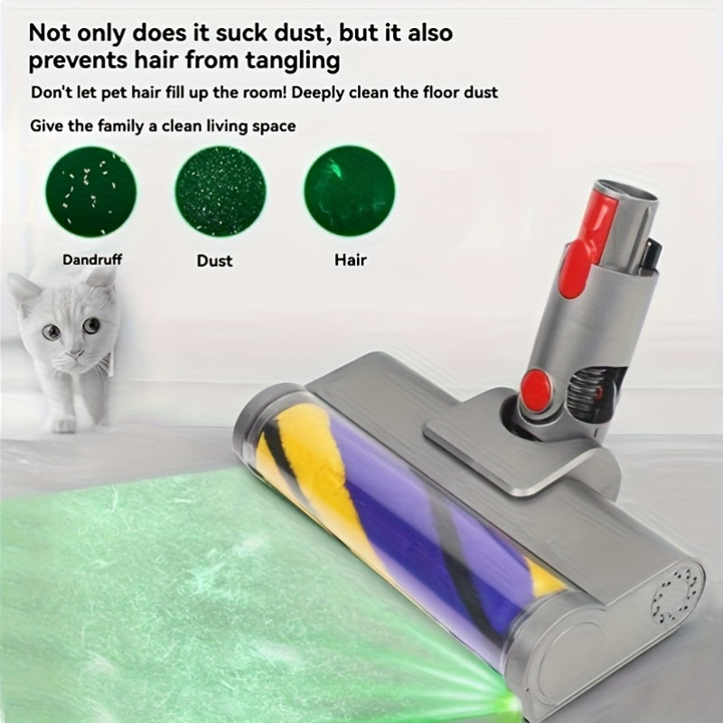 Vacuum Additions Featuring a Dust Detection Green Light Compatible with Dyson V7 V8 V10 V11 V15 Cordless Models for Hard Floors