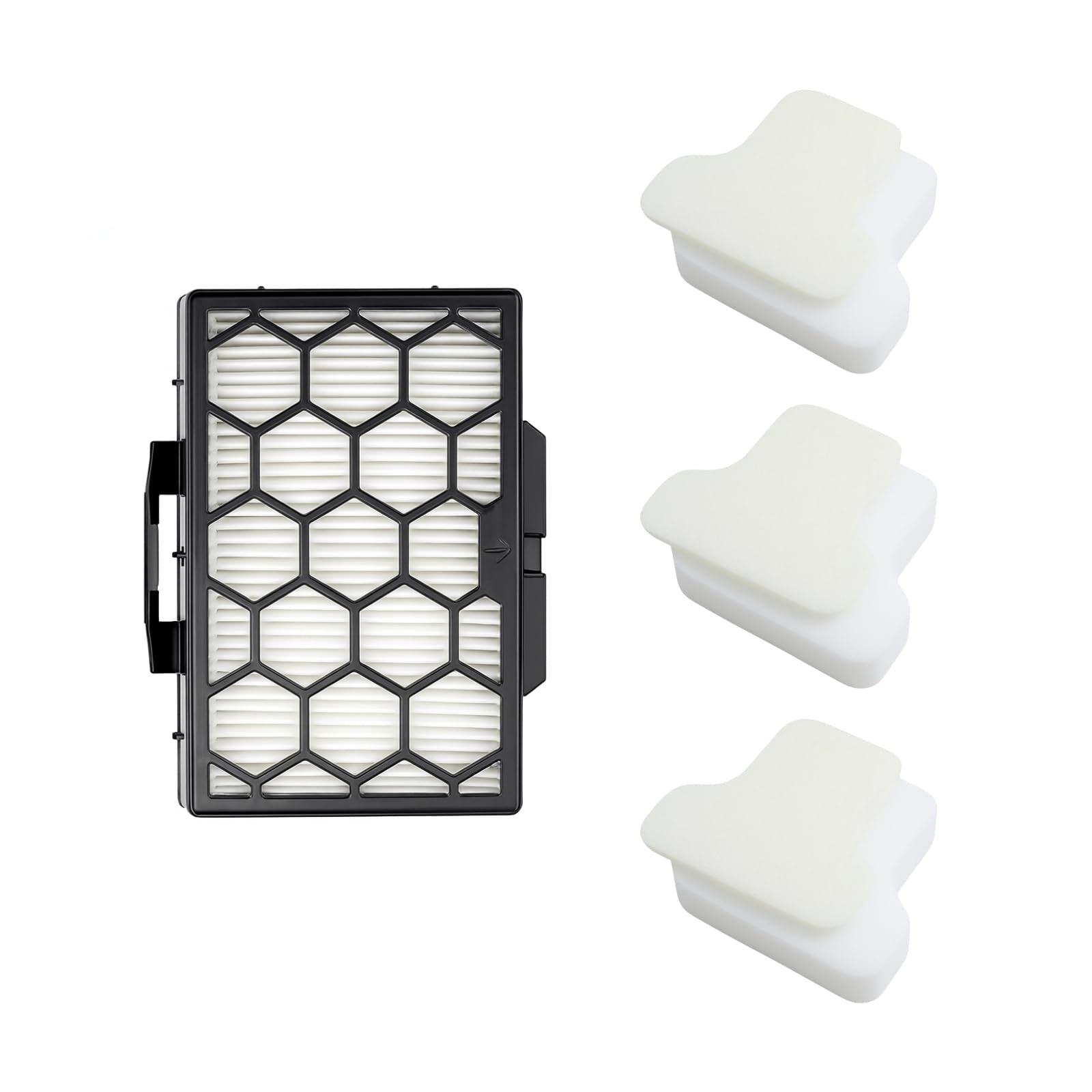 HEPA and Pre Motor Filter Replacement Parts Compatible with Shark CV100 CZ250 CZ500 Vacuum Cleaner