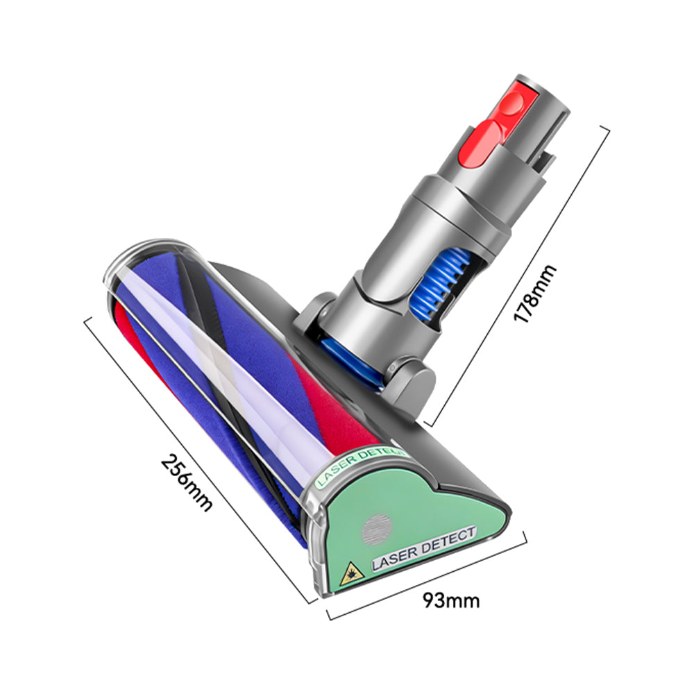 Soft Roller Motorized Floor Brush Head Replacement for Dyson V7 V8 V10 V11 Vacuum Cleaner, Fluffy Roller Brush Attachment Parts