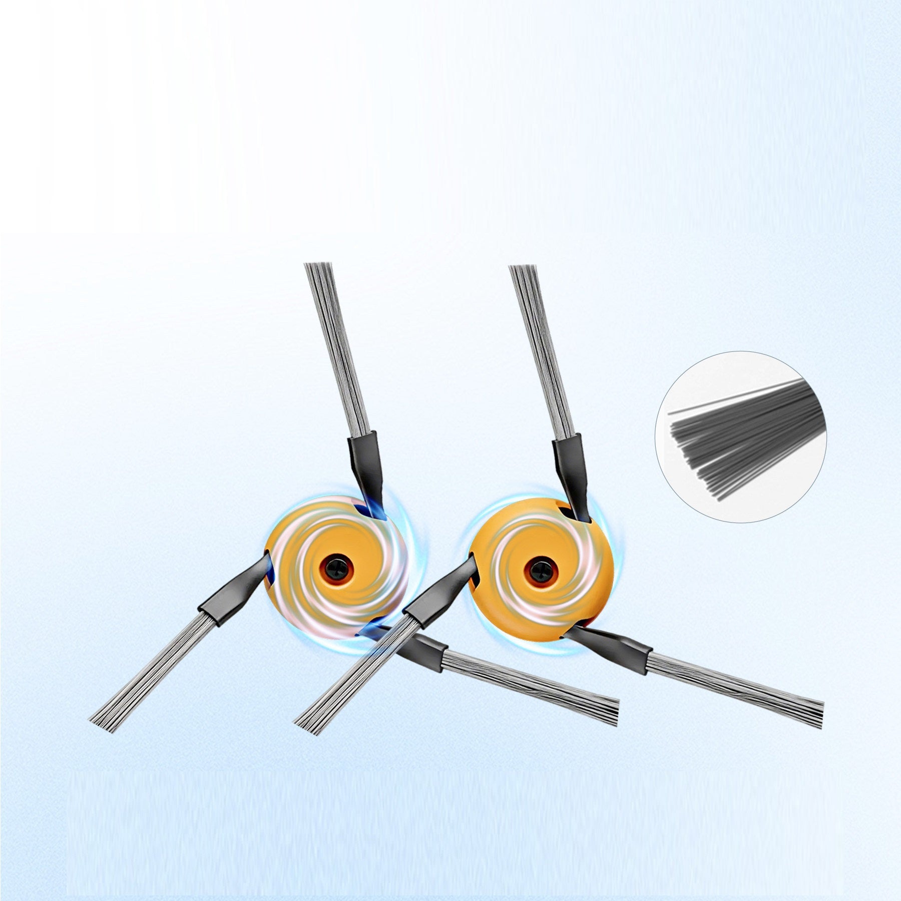 Side Brush Replacement Fit for Dreame S60 Pro Roller / X60 Pro Roller Robot Vacuum Cleaner Spare Parts Accessories