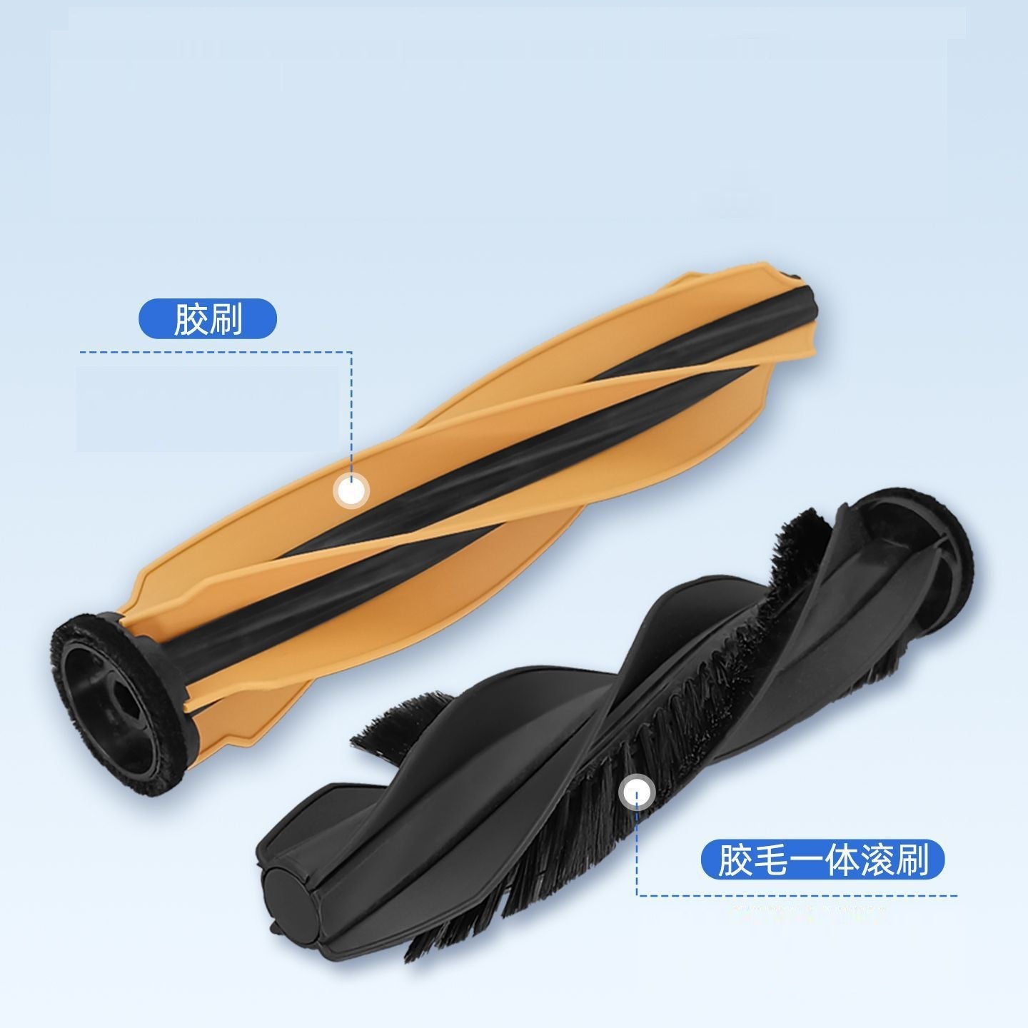 Enhanced Robot Vacuum Accessories Side Brush Dust Bag Mop Cloth Replacement Parts Compatible for Dreame X50 Pro/Ultra S40 X40