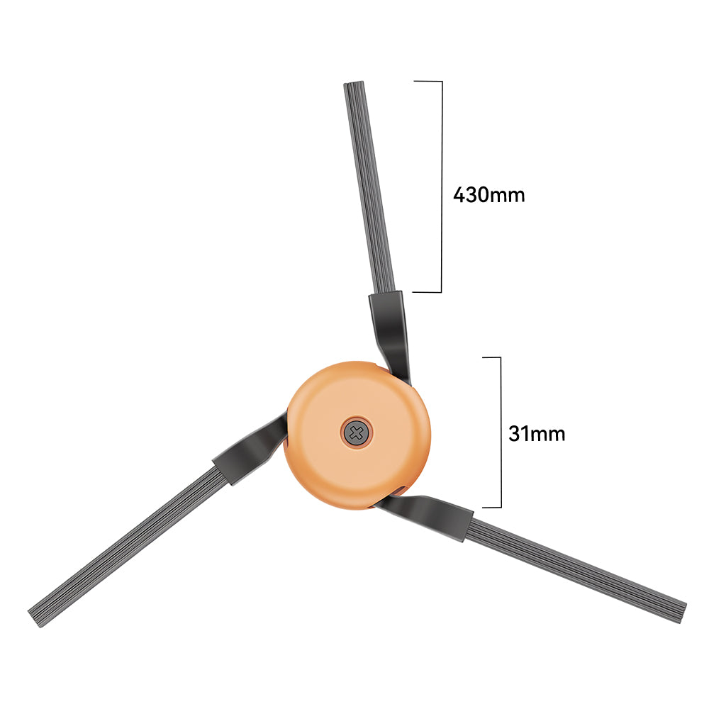 Side Brush Replacement Fit for Dreame S60 Pro Roller / X60 Pro Roller Robot Vacuum Cleaner Spare Parts Accessories