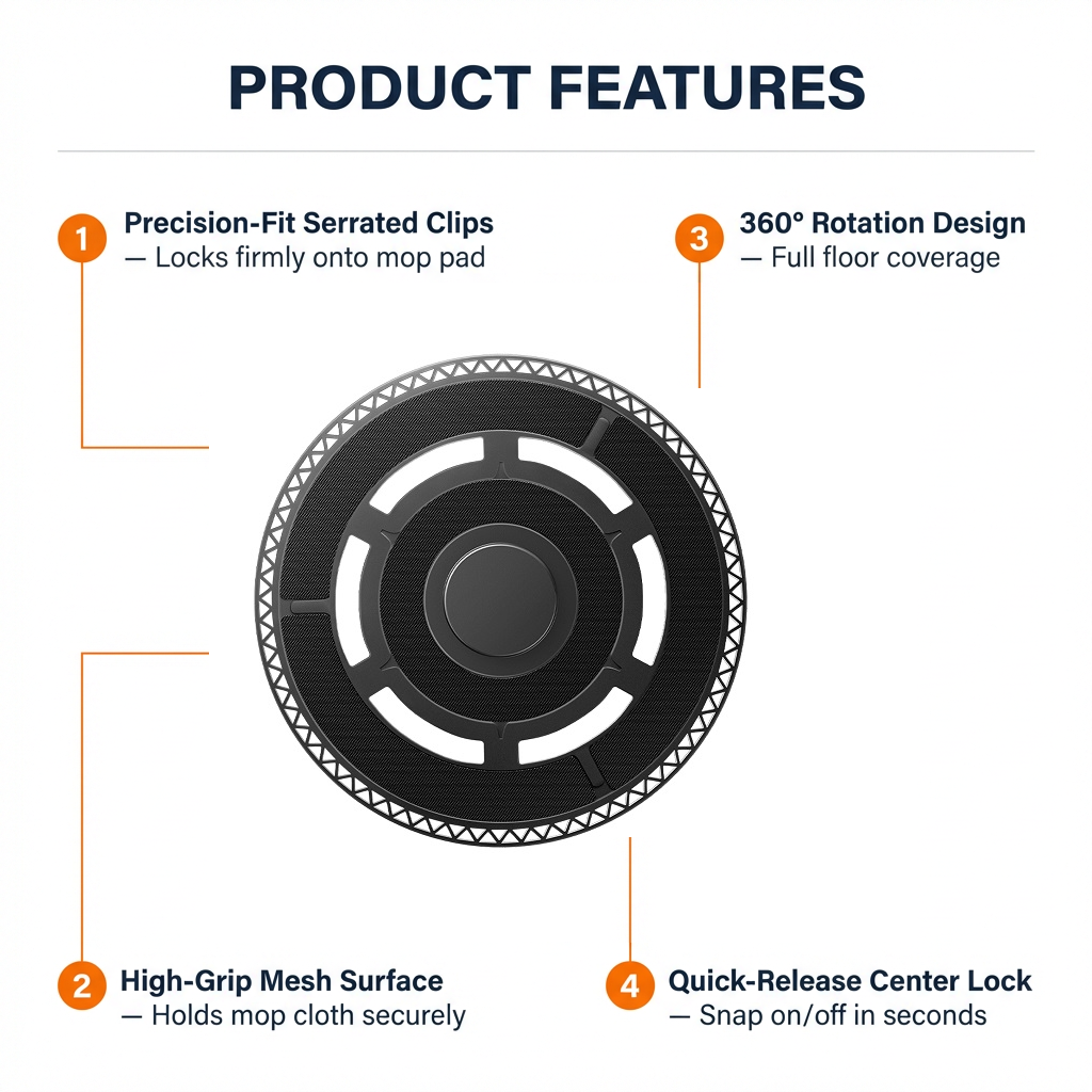 Factory Supply High Quality Replacement Mop Plate Bracket for Xiaomi Mijia 5C OV42CN Robot Vacuum Cleaner Spare Part Components
