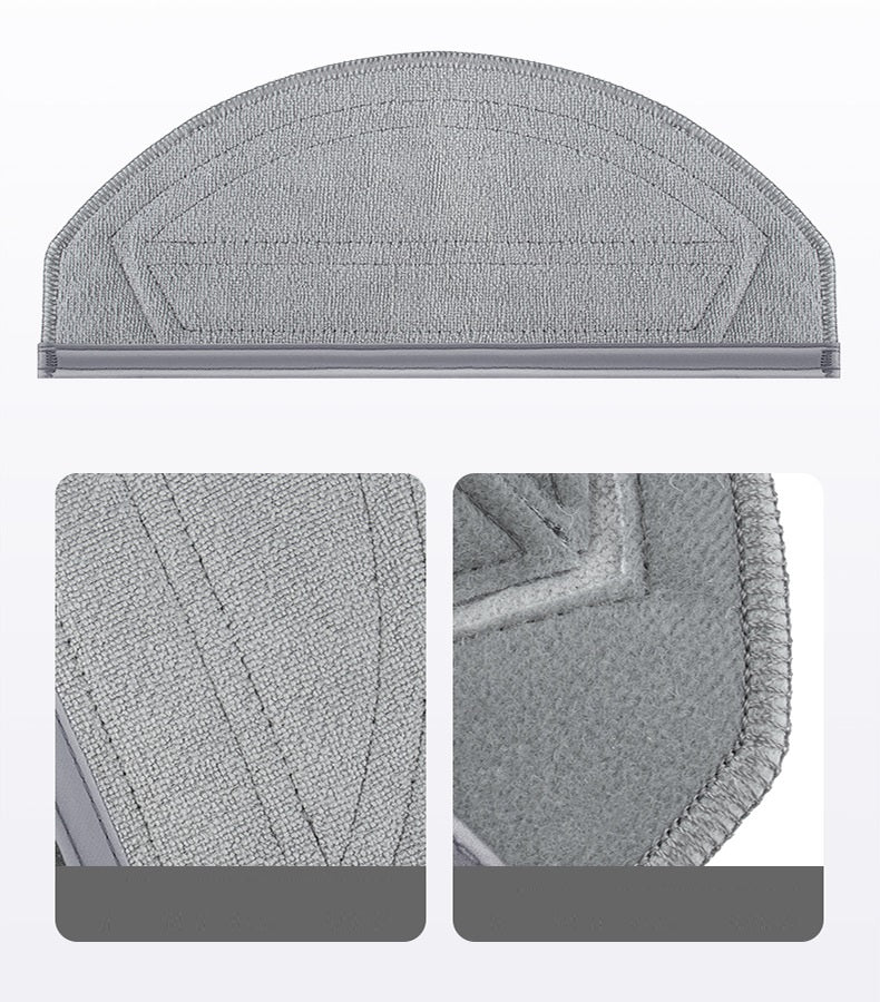 Reusable Washable Mop Pads Replacement Mop Cloth Pads Fit for Roborock G30S Pro Robot Vacuum Cleaner Spare Parts