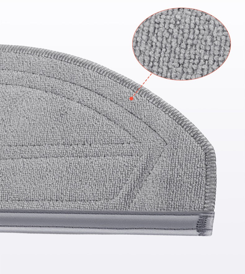 Reusable Washable Mop Pads Replacement Mop Cloth Pads Fit for Roborock G30S Pro Robot Vacuum Cleaner Spare Parts
