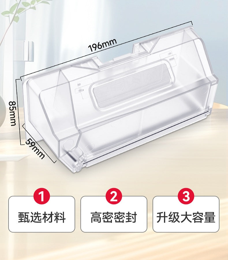 Expert ODM Supplier Precise Fitment Easy Empty Trash Box Fit for Xiaomis Mijias M30 Pro All in One Robot Vacuum Cleaner Parts