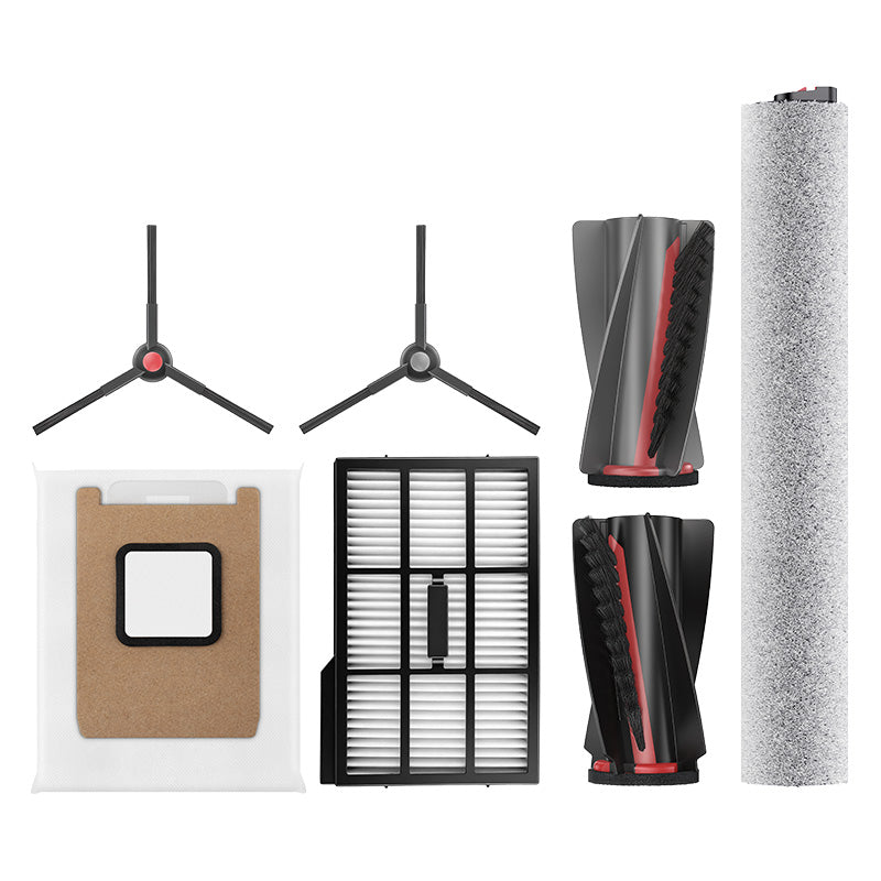 Full Replacement Accessory Kit Roller Side Brush Filter Dust Bag for Eufy E25 Omni E28 Omni Robot Vacuum