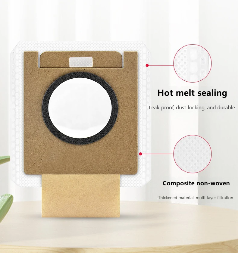 Professional ODM Factory Tear Resistant Non-woven Dust Filter Bag for UWANT V300 V400 Pro Ultra Vacuum Cleaner