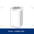 Bulk Sale OEM ODM Low Resistance HEPA Air Purifier Filter Cartridge for SoleusAir KJ600F-A03 Accessories