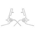 Bulk Sale OEM ODM Anti Tangle Side Brush Cleaning Spare Parts Kit for DJI ROMO A ROMO S ROMO P Vacuum Robots
