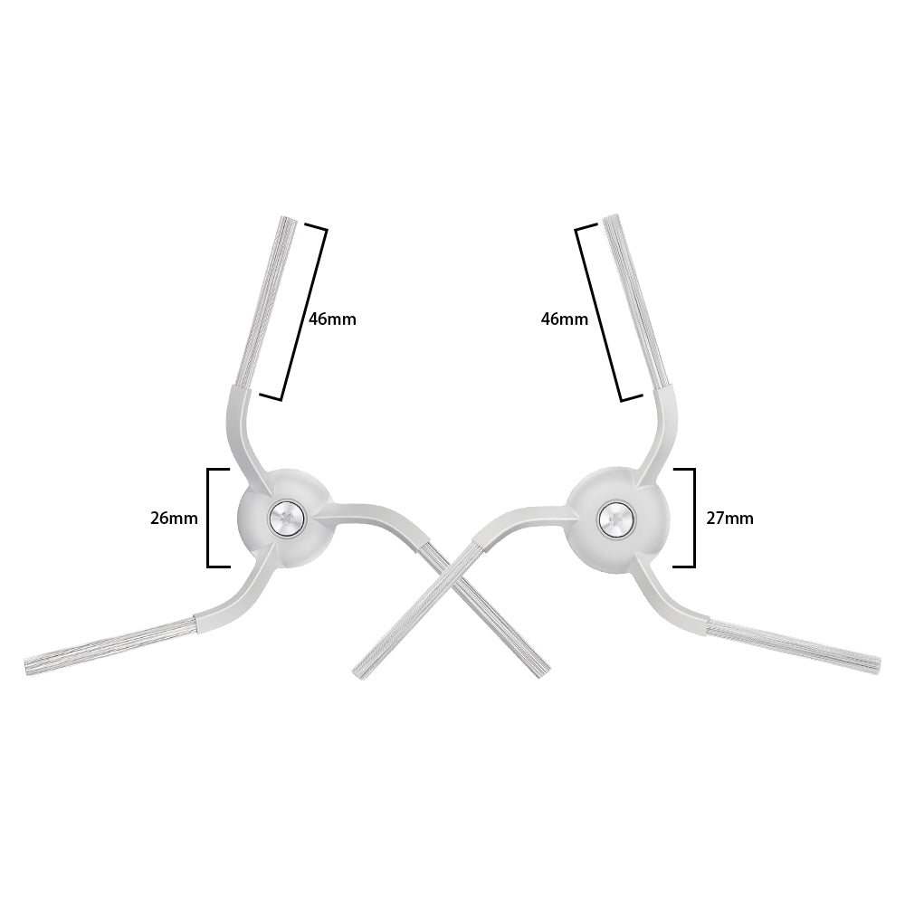Customized Package High Efficiency Robot Vacuum Side Brush Cleaning Accessory for DJI ROMO A ROMO S ROMO P System